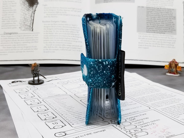 Teal Constellations Card Album/Spell book 18-24 pages