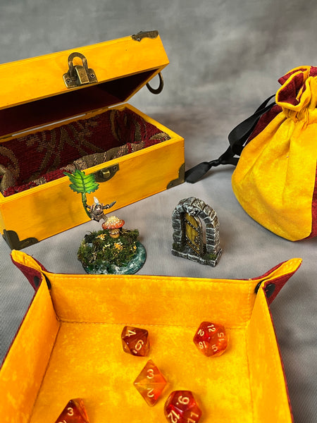 Regal Goldenrod - Hand-painted Chest