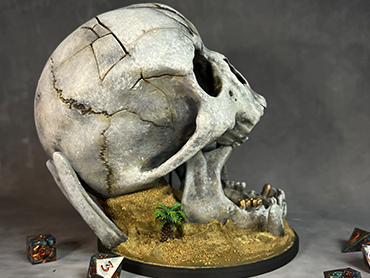 Desert's Kiss (Skull) Tower - Treasure Island Edition -  Hand Painted