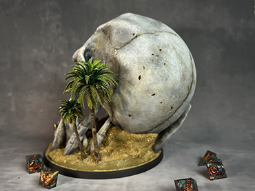 Desert's Kiss (Skull) Tower - Treasure Island Edition -  Hand Painted