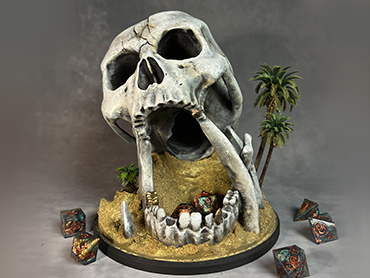 Desert's Kiss (Skull) Tower - Treasure Island Edition -  Hand Painted