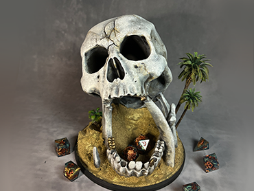Desert's Kiss (Skull) Tower - Treasure Island Edition -  Hand Painted