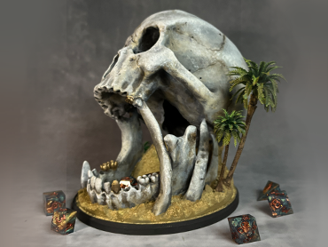 Desert's Kiss (Skull) Tower - Treasure Island Edition -  Hand Painted