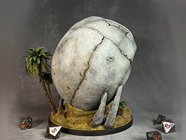 Desert's Kiss (Skull) Tower - Treasure Island Edition -  Hand Painted