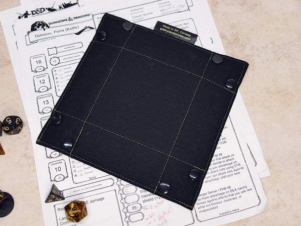 Small Green Dragon Folding Dice Tray