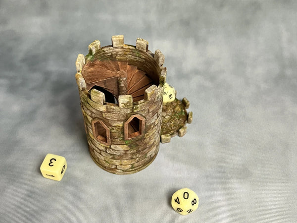 Sandstone Tower Insert for Mythic Mugs - Standard Size -  Hand Painted