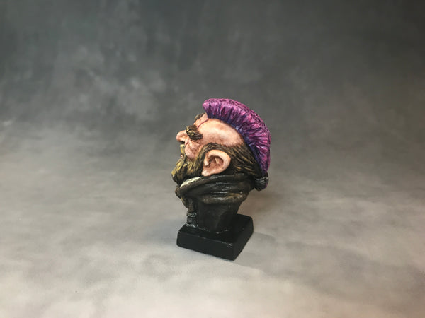 Punk Dwarf Warrior - Micro-Bust