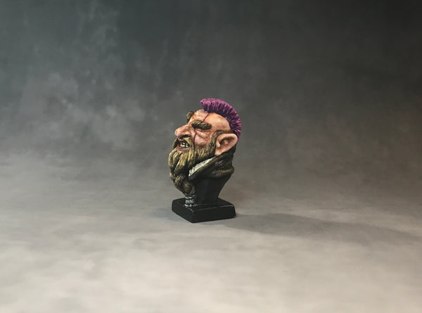 Punk Dwarf Warrior - Micro-Bust