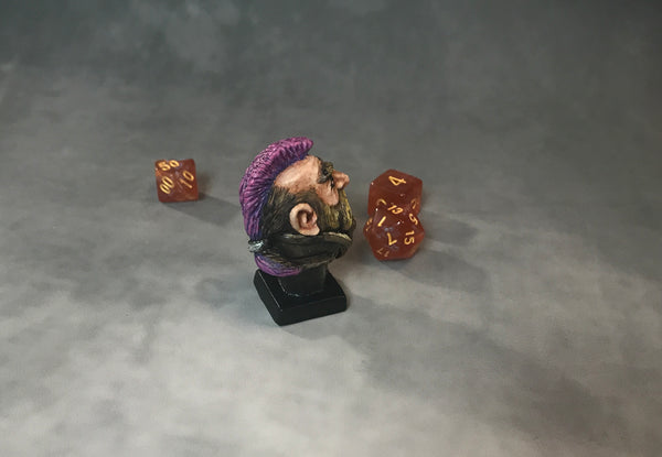 Punk Dwarf Warrior - Micro-Bust