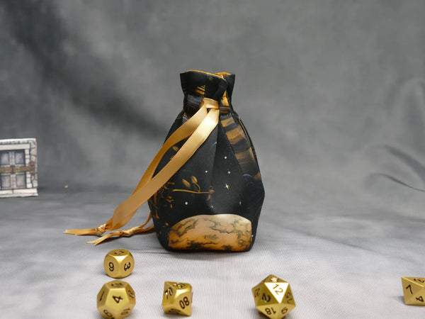 Small Night Library Dice Bag