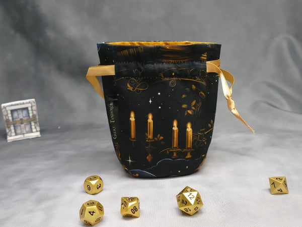Small Night Library Dice Bag