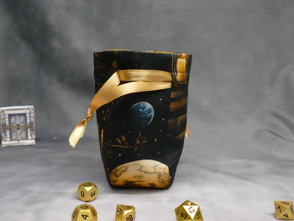 Small Night Library Dice Bag