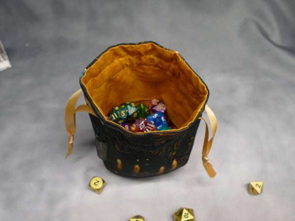 Small Night Library Dice Bag