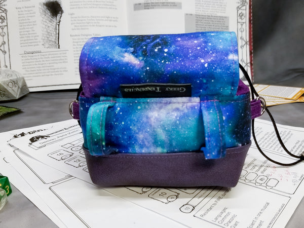 Deluxe Blue Nebula Pandora Dice Bag