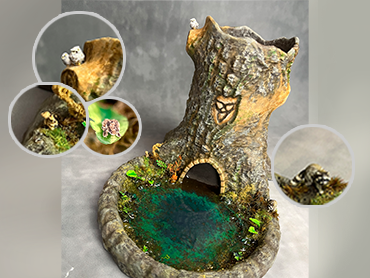 The Great Oak - Hand Painted - Druid Dice Tower