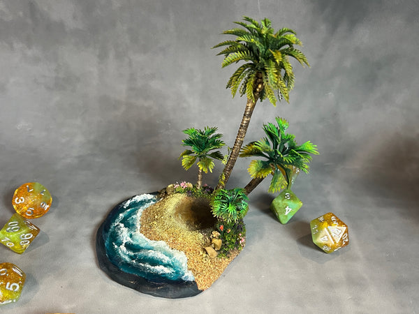 Tropical Island - Dice Display (Large Size)
