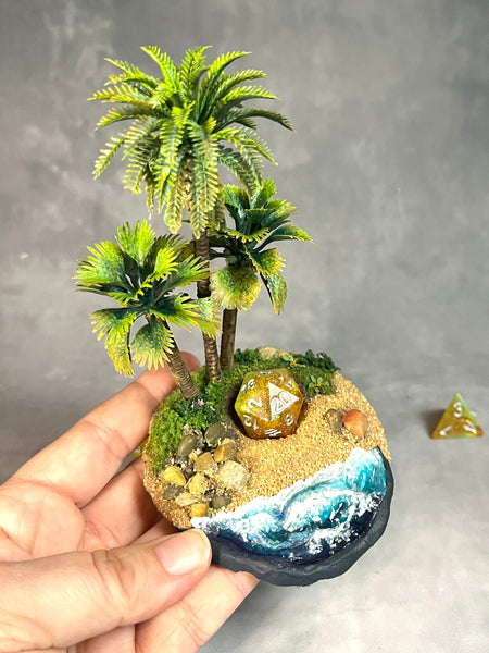 Tropical Island - Dice Display (Large Size)