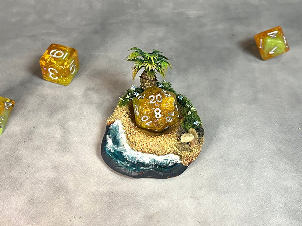 Tropical Island - Dice Display (Small Size)