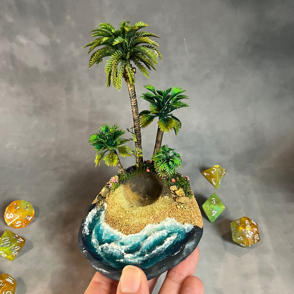 Tropical Island - Dice Display (Large Size)