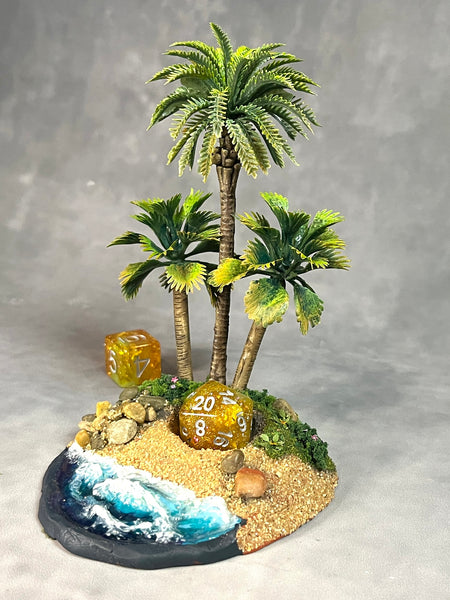 Tropical Island - Dice Display (Large Size)