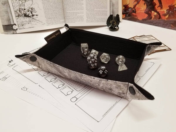 Mountain Stone Standard Rectangle Collapsible Dice Tray