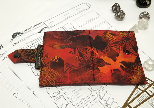 Red Flying Dragons Card Album/Spell book