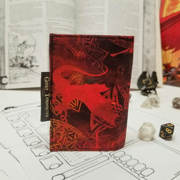 Red Flying Dragons Card Album/Spell book