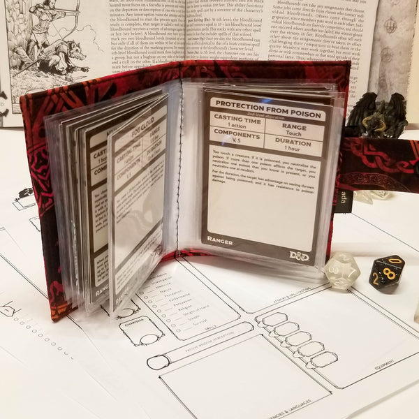 Red Dragon Scales Card Album/Spell book