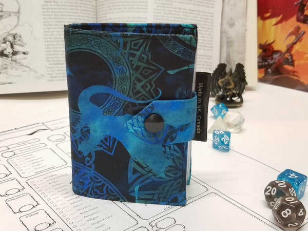 Blue Flying Dragons Card Album/Spellbook Front