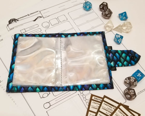 Blue dragonscale spellbook open