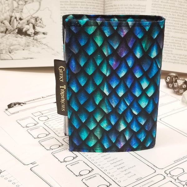 Blue Dragonscale Spellbook (back view)