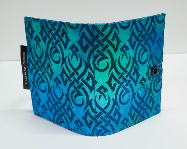 Blue Tribal Flames Card Album/Spell book