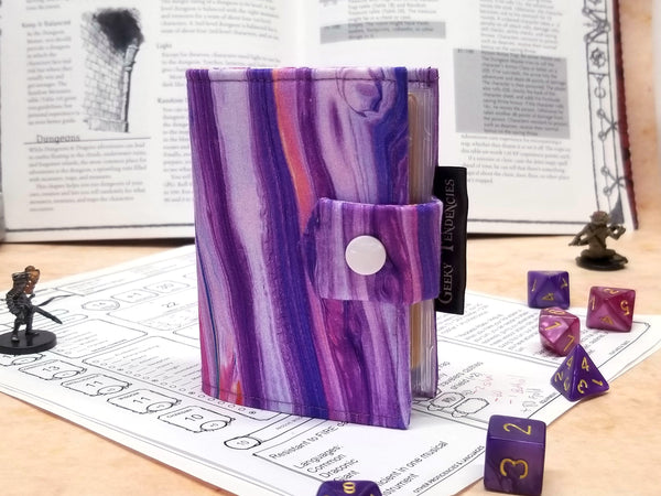 Purple Watercolor Large Dice Bag Bundle