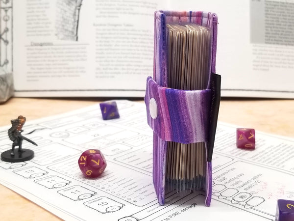 Purple Watercolor Card Album/Spellbook