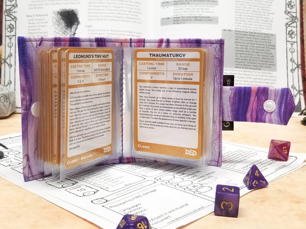Purple Watercolor Large Dice Bag Bundle