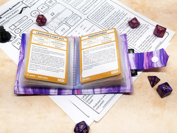 Purple Watercolor Large Dice Bag Bundle