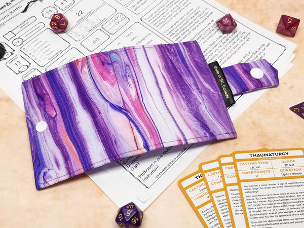 Purple Watercolor Card Album/Spellbook