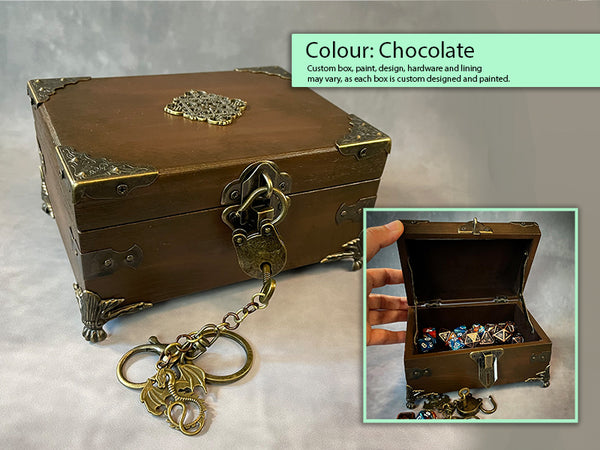 Custom Hand-painted Vault/Box - Made to Order