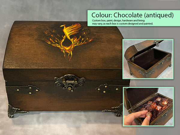 Custom Hand-painted Vault/Box - Made to Order