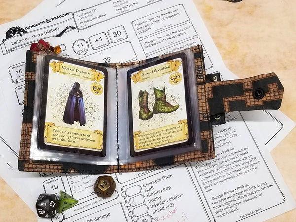 Dark Dungeon Map Card Album/Spell book