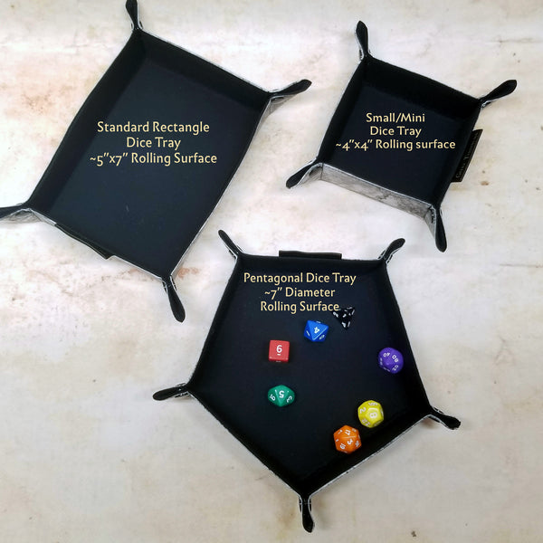Mountain Stone Standard Rectangle Collapsible Dice Tray