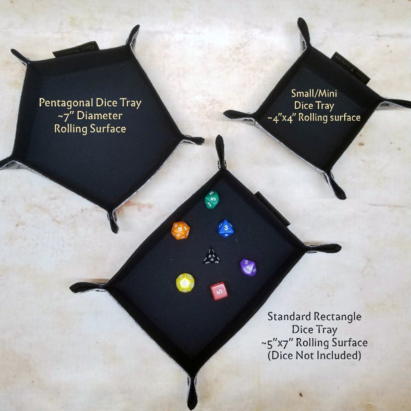 Trays in 3 sizes, Pentagonal, Rectangular and Small Square