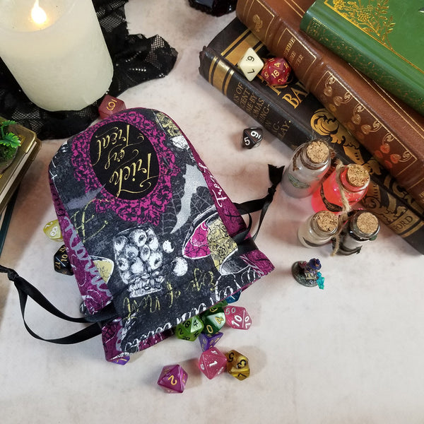 Small Potions Dice Bag/Halloween Vanity Bag