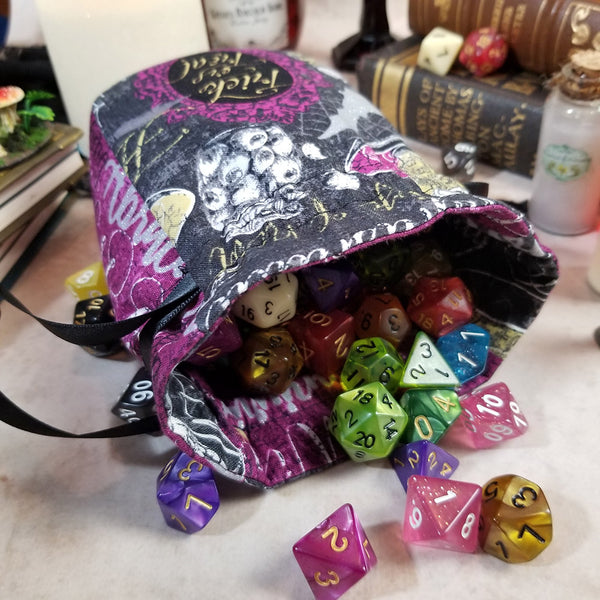 Small Potions Dice Bag/Halloween Vanity Bag
