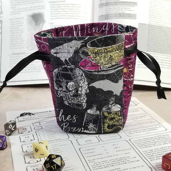 Small Potions Dice Bag/Halloween Vanity Bag