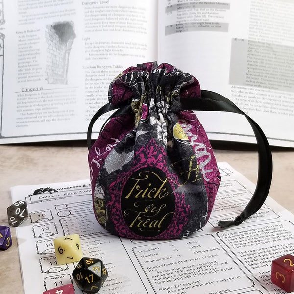 Small Potions Dice Bag/Halloween Vanity Bag