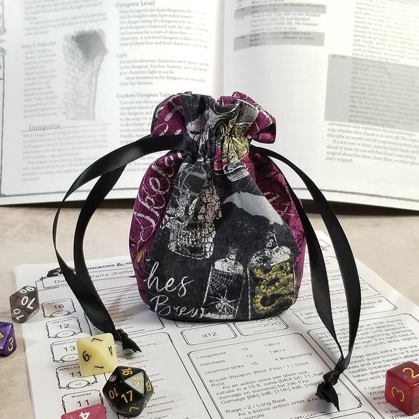 Small Potions Dice Bag/Halloween Vanity Bag