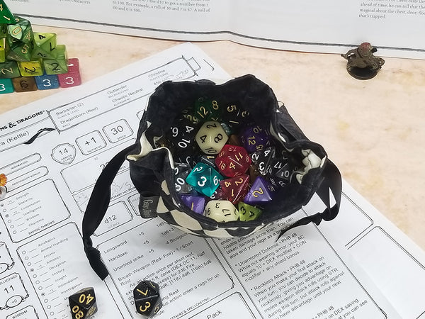 Small Harlequin Dice Bag