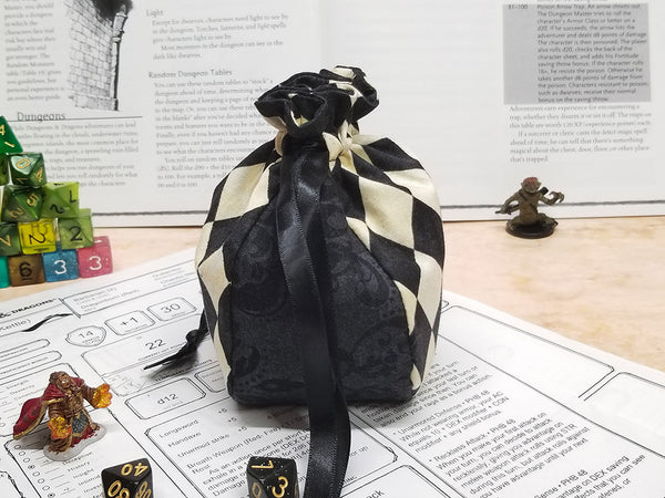 Small Harlequin Dice Bag