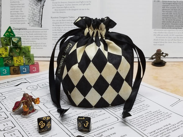 Small Harlequin Dice Bag